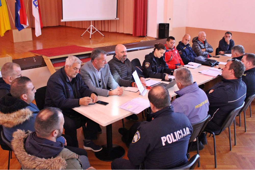 U Janjini održana stožerno zapovjedna vježba operativnih snaga civilne za&scaron;tite županije Pripravnost 2024.