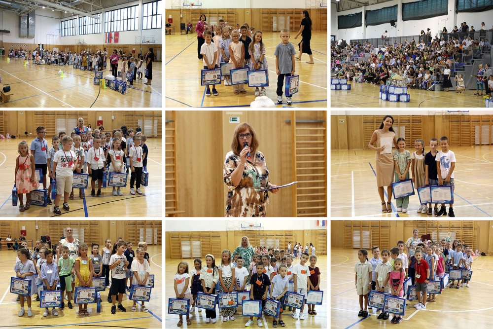 Počela &scaron;kolska godina; Nova ravnateljica Lukrecija Pavlović Ujdur prvi put pozdravila prva&scaron;e (FOTO)