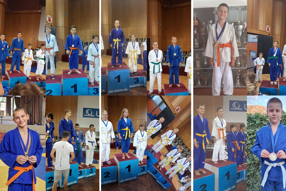 Na otvorenom prvenstvu županije natjecatelji Judo kluba Župa dubrovačka osvojili 19 medalja