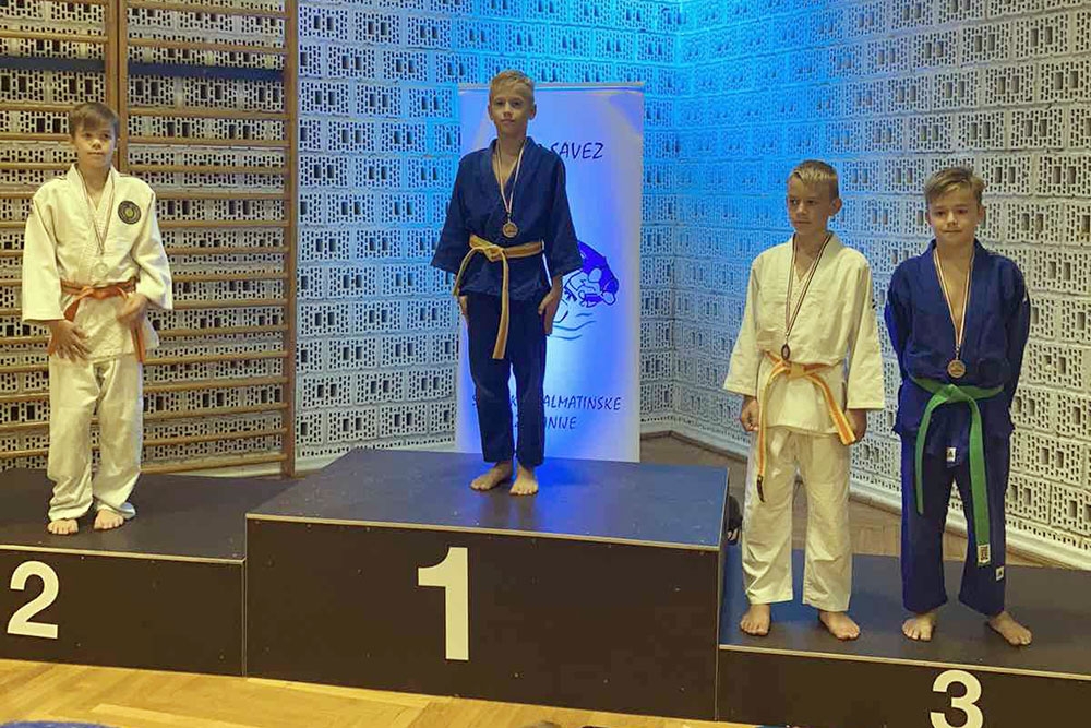 Jedno zlato i dvije bronce za Judo klub Župa dubrovačka na Croatia Openu za mlađe uzraste u Splitu