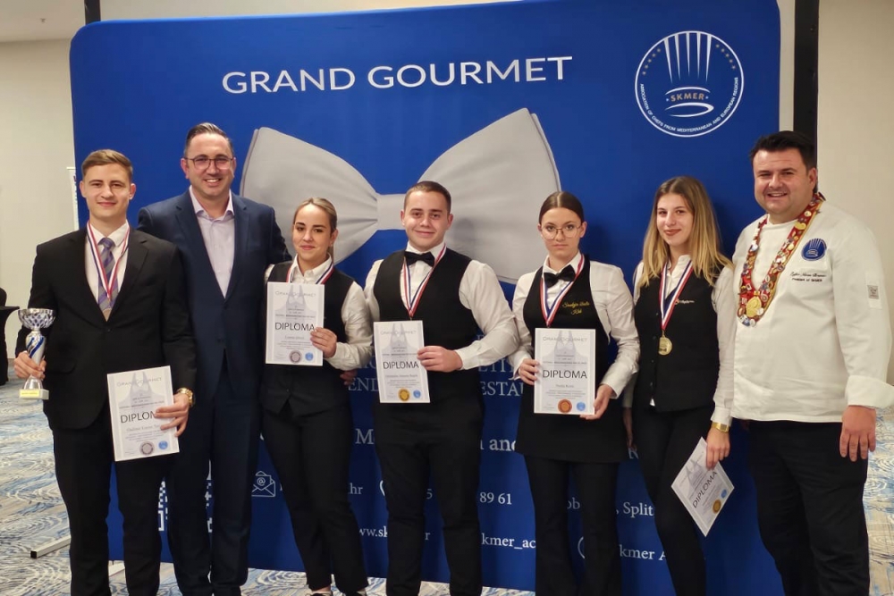 Na Grand Gourmet natjecanju zlato i tri bronce za učenike Turističke i ugostiteljske &scaron;kole Dubrovnik