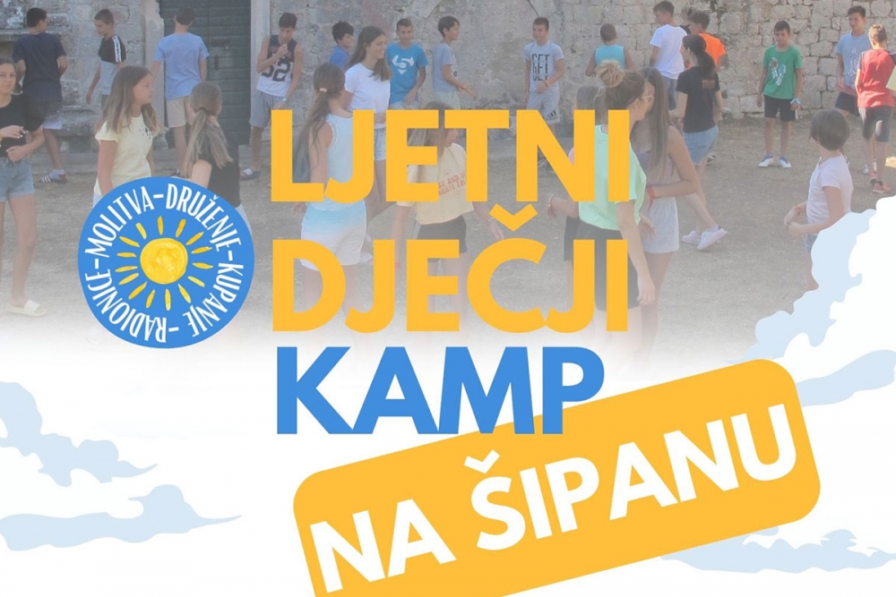 Deseti Ljetni dječji kamp Dubrovačke biskupije na &Scaron;ipanu; Prijave počinju 15. svibnja