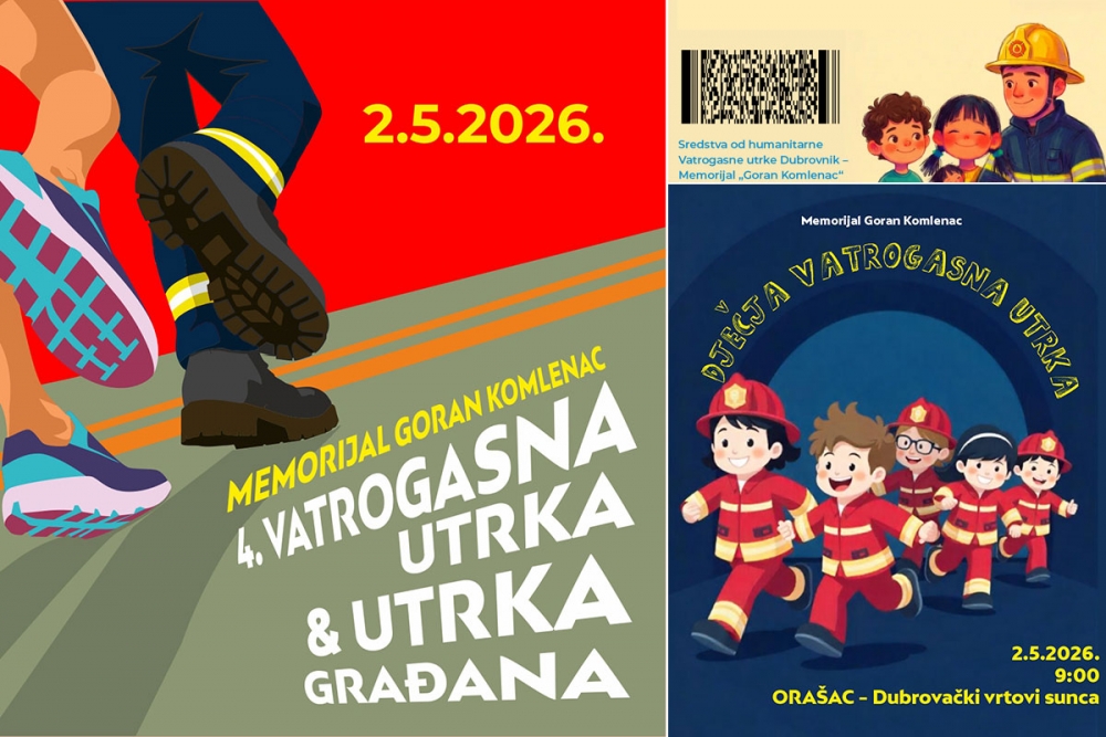 Četvrta Vatrogasna utrka u čast Gorana Komlenca, Dubrovnik trči za plemeniti cilj