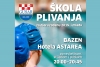 &Scaron;kola plivanja Vaterpolskog kluba Gusar na bazenu Hotela Astarea u Mlinima