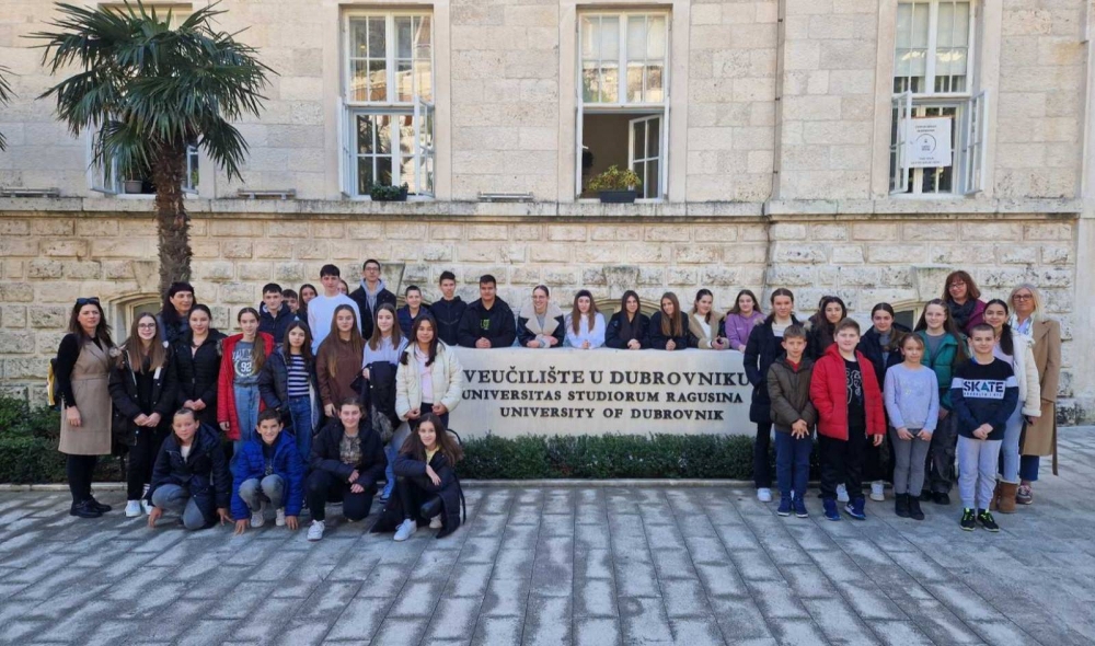 Međunarodni dan žena i djevojaka u znanosti; Članovi Vijeća učenika župske &scaron;kole posjetili Sveučili&scaron;te u Dubrovnik