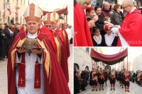 Parcu u čast; Svečana procesija s moćima sv. Vlaha pro&scaron;la ulicama Grada (FOTOGALERIJA)