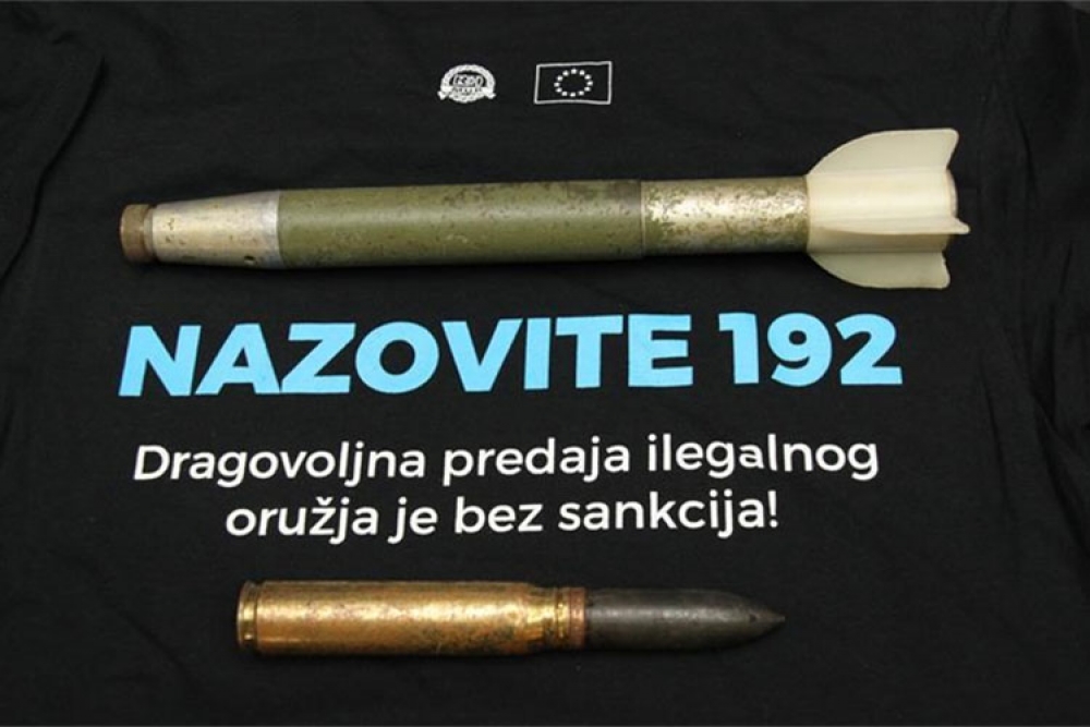 U posljednjih mjesec dana 11 građana policiji predalo oružje, streljivo i minsko-eksplozivna sredstva