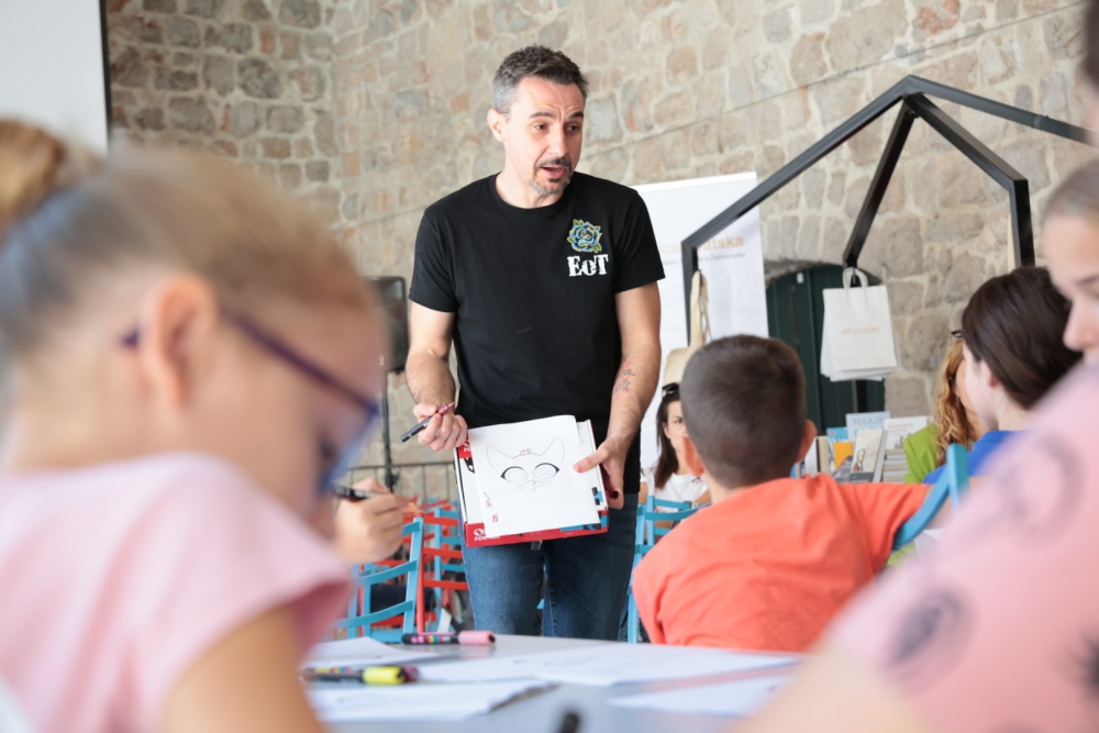 Predstavljanja slikovnica u sklopu &ldquo;Grada od riječi&rdquo;; &ldquo;Mala medicina&rdquo; i &ldquo;Baby Lasagna i mačak Stipe&rdquo; odu&scaron;evili male posjetitelje (FOTO)