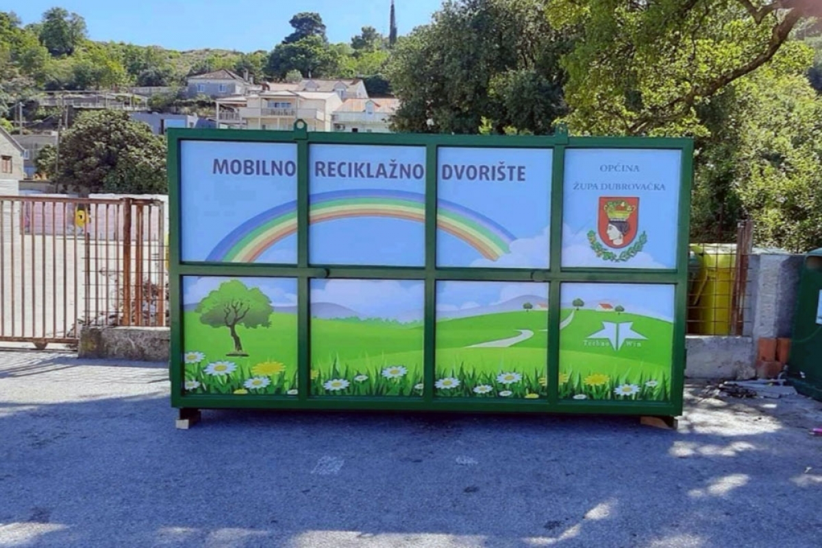 Počinje s radom mobilno reciklažno dvori&scaron;te u Župi dubrovačkoj, prva lokacija Čibača (iza Prime)