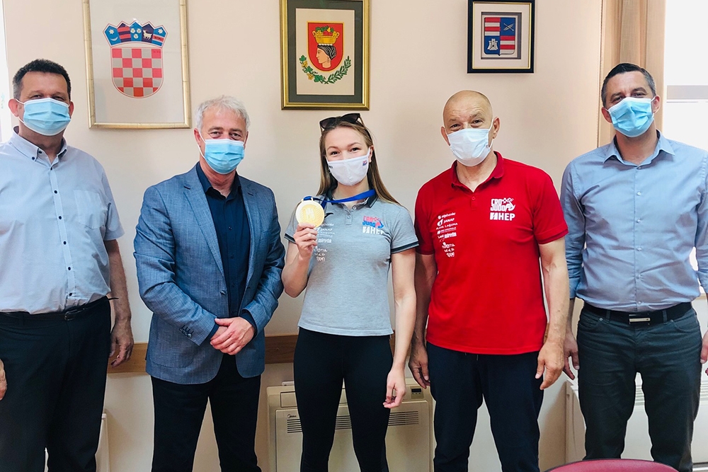 Nardelli ugostio Ivu Oberan i čestitao joj na njasjajnijoj medalji u karijeri