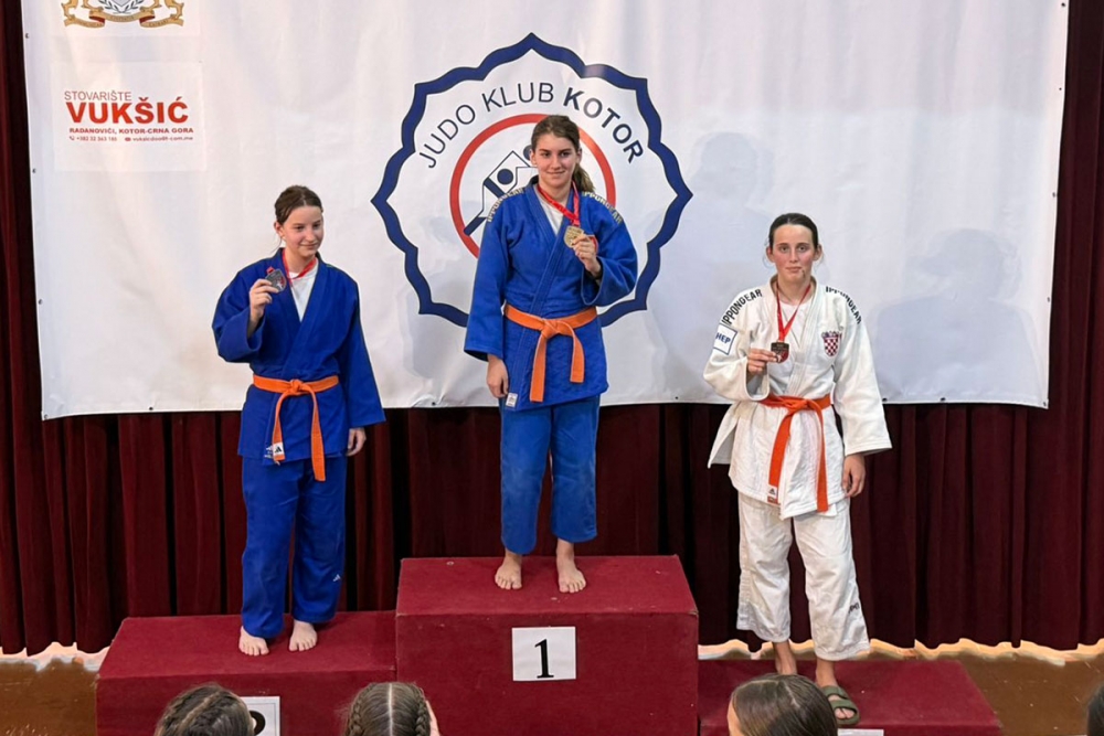 Mlade juda&scaron;ice i juda&scaron;i Župe dubrovačke osvojili osam medalja na Kupu Kotora 2026