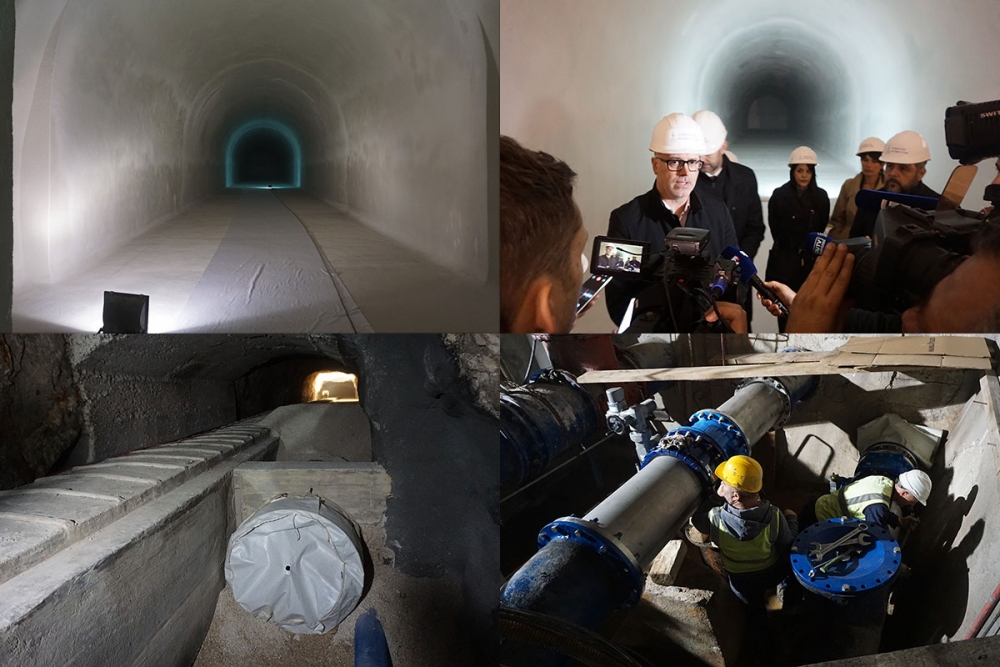 Vodovod po prvi put javnosti predstavio saniranu vodnu komoru u hidrotehničkom tunelu ispod Srđa (FOTO)