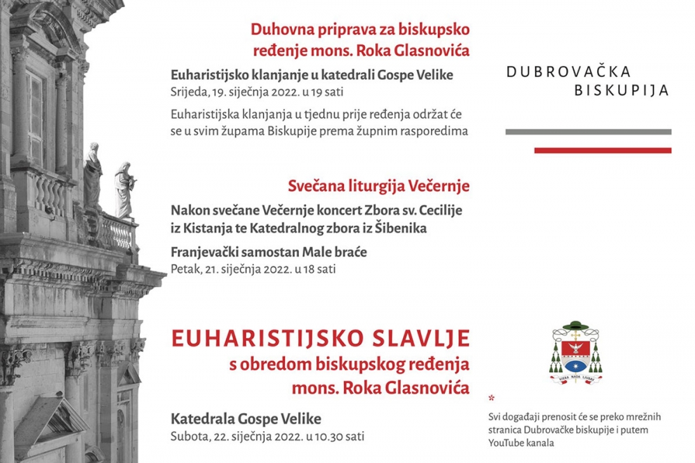 Ususret ređenju novog dubrovačkog biskupa: Euharistijska klanjanja diljem biskupije