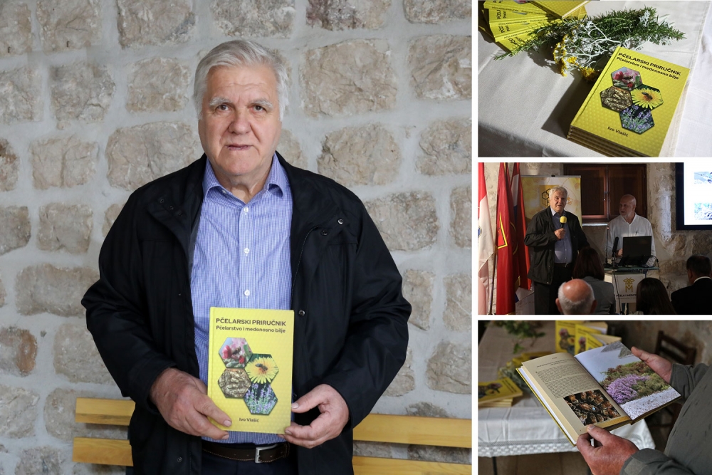 Predstavljen "Pčelarski priručnik" Iva Vla&scaron;ića: Spoj iskustva i stručnog znanja, ali i autobiografija jednog pčelarskog života