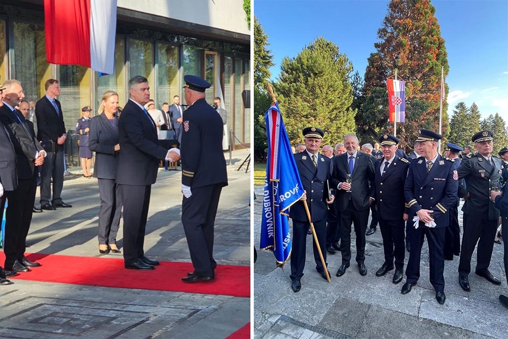 U povodu Dana policije Policijska postaja Dubrovnik odlikovana redom Nikole &Scaron;ubića Zrinskog