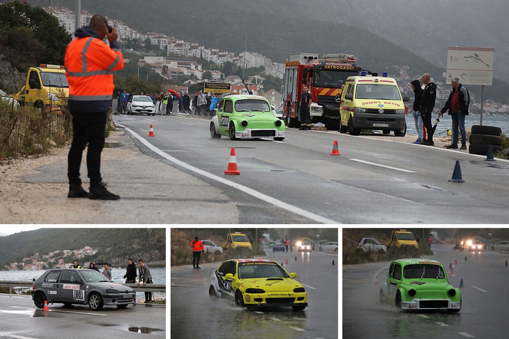 Pet župskih vozača vozilo autoslalom na ki&scaron;om natopljenoj stazi Mirinovo u Moko&scaron;ici (FOTOGALERIJA)