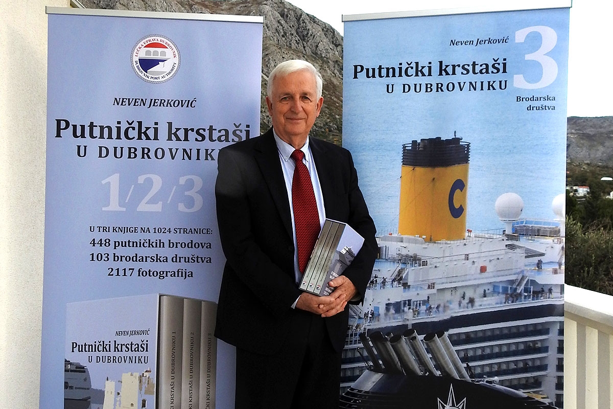 Predstavljena knjiga Nevena Jerkovića "Putnički krsta&scaron;i u Dubrovniku 3 - Brodarska dru&scaron;tva" (FOTO)