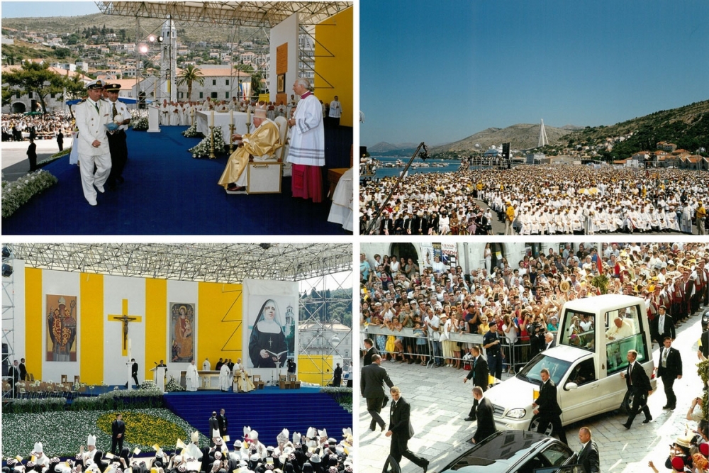 20. obljetnica pastoralnog pohoda pape Ivana Pavla II.; "Dugo sam vremena želio posjetiti Dubrovnik"