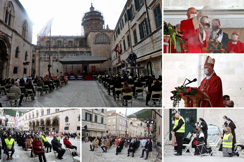 Pontifikalno misno slavlje 1049. Feste Sv. Vlaha ispred katedrale Gospe Velike (FOTOGALERIJA)