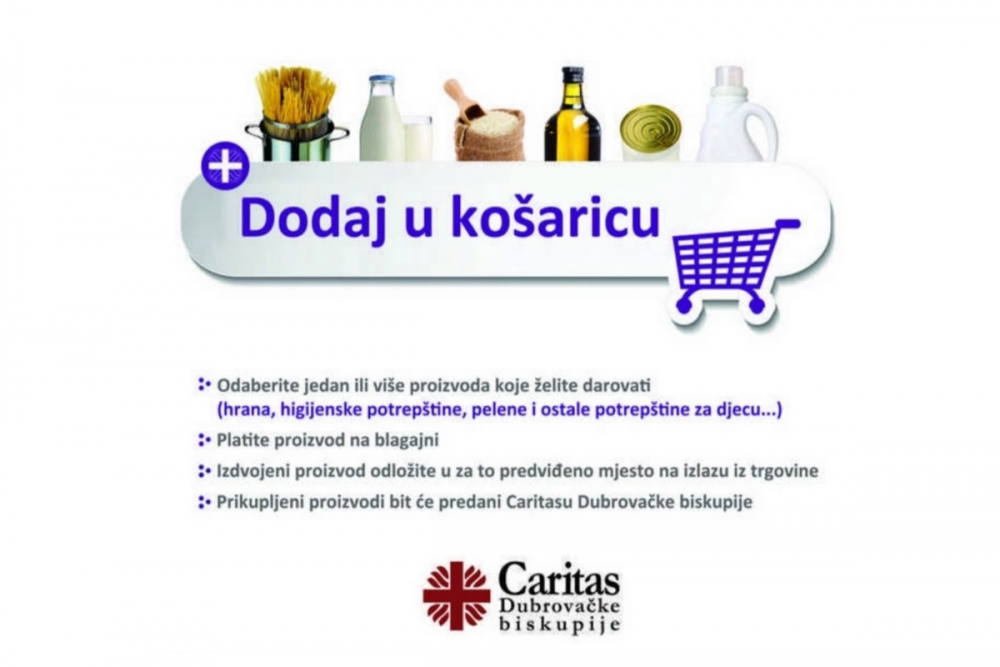 &ldquo;Dodaj u ko&scaron;aricu&rdquo;: Caritasova tradicionalna korizmena akcija u suradnji s trgovinama